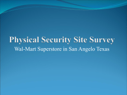 Physical Security Site Survey