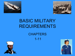 BASIC MILITARY REQUIREMENTS