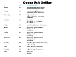 Ocean Unit Outline - Johnston County Schools