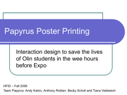 Papyrus Poster Printing