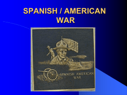 SPANISH / AMERICAN WAR - Dwight D. Eisenhower Junior High