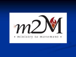 From Ministry to Antioch Movement