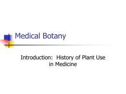 Medicinal Plants - Dr. T. Howard Black