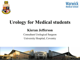 Urology for Medical students
