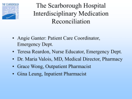 The Scarborough Hospital - July 15, 2009 Presentation