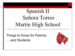Orientation to Martin High School