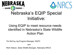 EQIP – Natural Legacy Special Initiative