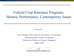 Are Crop Insurance Payments Distributed Fairly Across