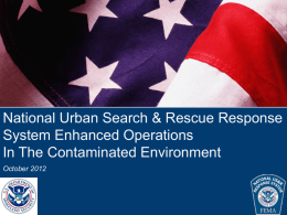 US&R WMD Enhanced Operations