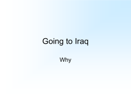 Going to Iraq - Pierce College