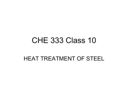 CHE 333 Class 10