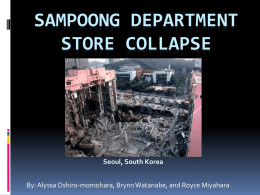 Sampoong Department Store Collapse