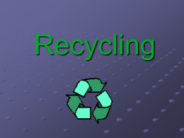 Recycling - 新會商會中學 San Wui Commercial Society