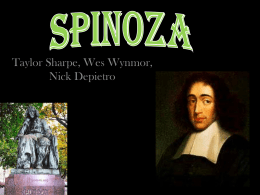 Spinoza - PBworks