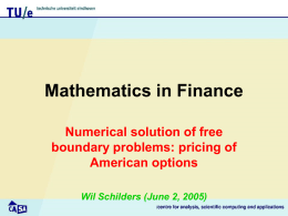 Seminar on financial mathematics