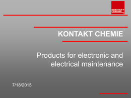 KONTAKT CHEMIE