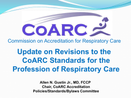 Committee on Accreditation for Respiratory Care