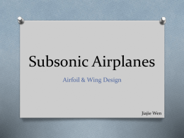 Subsonic Airplanes