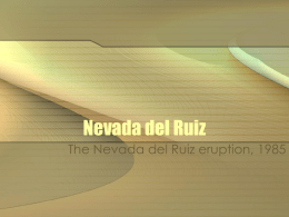Nevada del Ruiz - Welcome to Think Geography