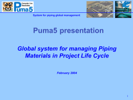 Puma5 presentation