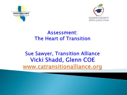 Assessment: The Heart of Transition