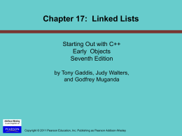 PowerPoint Slides for Starting Out with C++ Early Object