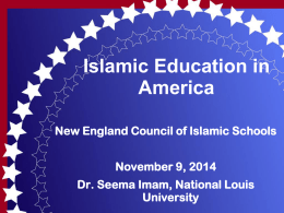 Islamic Education in America