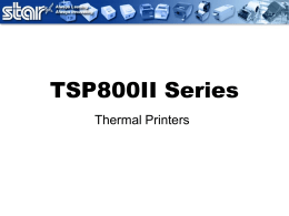 TSP800 Series - Star Micronics