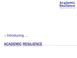 Academic Resilience