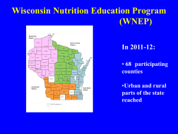 Wisconsin Nutrition Education Program (WNEP)