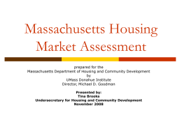 Massachusetts Housing Market Report