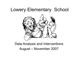 Lowery Elementary School - Louisiana State University