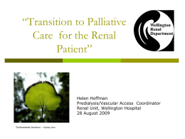 Supportive Care for the Renal Patient – A Review”