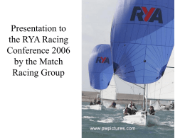 RYA Youth Steering Group Stakeholder Conference Sunday
