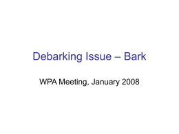 Debarking Issue – Bark - Western Pallet Association