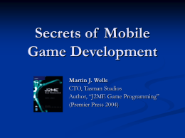 Secrets of Mobile Game Development
