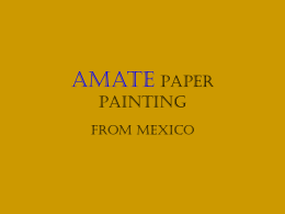 Amate PAPER PAINTING - AEAI: The Art Education Association