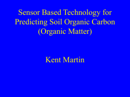 Sensor Based Technology for Predicting Soil Organic Carbon