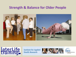 Active for Later Life in Scotland
