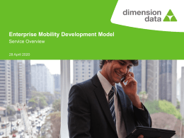 Enterprise Mobility Development Model Client Presentation