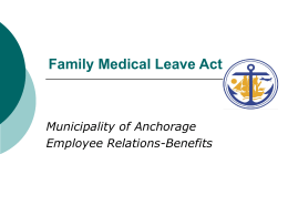 Family Leave Guidelines for Supervisors