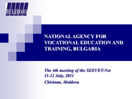 National Agency for vocational Education and Training