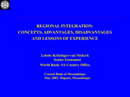 Regional integration is an effective means for