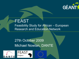 FEAST Feasibility Study for African – European Research