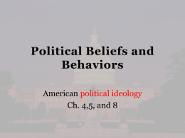 Political Participation and Voter Behavior