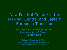 Political socialization and political culture in Hungary