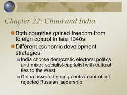 China & India