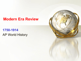 Modern Era Review