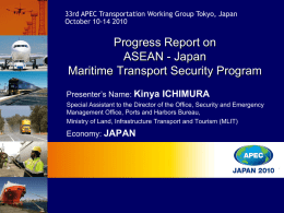 スライド 1 - Asia-Pacific Economic Cooperation