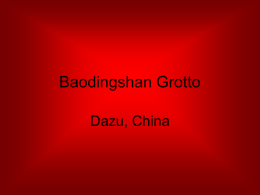 Baodingshan Grotto - Dazu, China